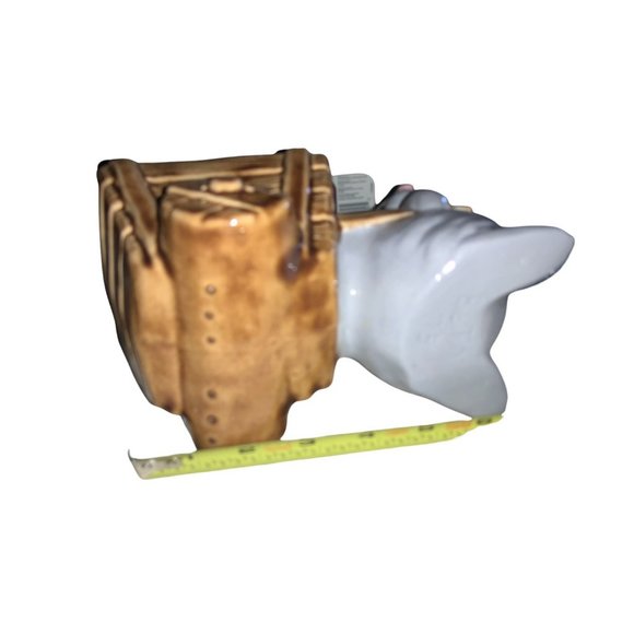 Vintage Ceramic Easter Bunny Pulling Cart  of Eggs - Picture 9 of 12